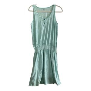 Lacoste Green Sleeveless Scoop Neck Midi Sundress